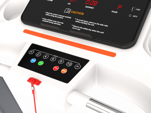 Беговая дорожка UNIXFIT ST-630R White - 7