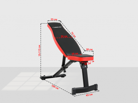Скамья силовая универсальная UNIX Fit BENCH 130 - 3