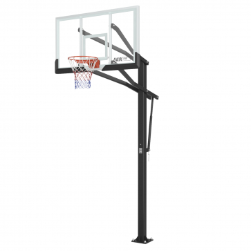 Баскетбольная стойка стационарная UNIX Line B-Stand-TG PRO 72"x42" R45 H230-305 см - 1