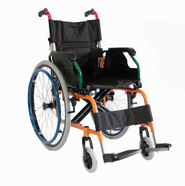 Кресло-коляска механическая алюминиевая FS 980 LA (35 см) - 1
