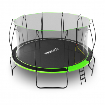 Батут UNIX Line 14 ft UFO Green - 15