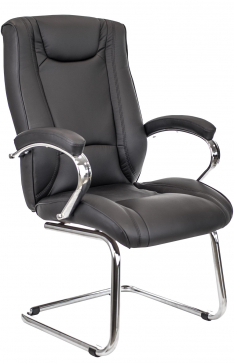 Кресло Everprof King CF Экокожа Черный (EC-370 PU CF Black) - 1